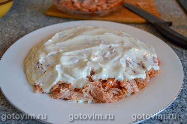 Салат диетическая Мимоза