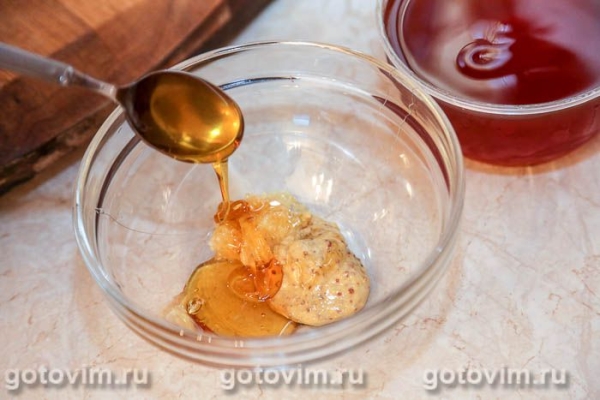 Курица с хрустящей корочкой с медом и горчицей