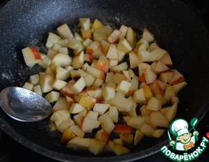 А-ля "Оливье" с карамелизированными яблоками А-ля "Оливье" с карамелизированными яблоками