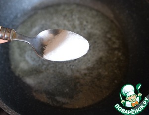 А-ля "Оливье" с карамелизированными яблоками А-ля "Оливье" с карамелизированными яблоками