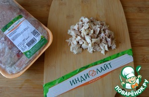 А-ля "Оливье" с карамелизированными яблоками А-ля "Оливье" с карамелизированными яблоками