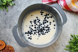 Черничные блины