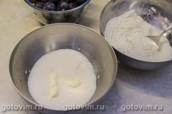 Кекс со сливой и кофе Кекс со сливой и кофе