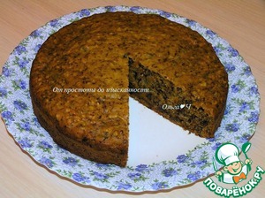 Мятный морковный пирог с грецкими орехами Мятный морковный пирог с грецкими орехами