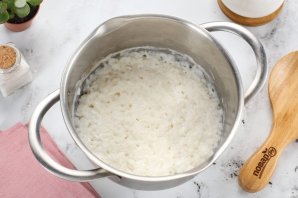 Рисовая каша на козьем молоке Рисовая каша на козьем молоке