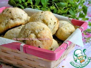 Творожные булочки с мятой Творожные булочки с мятой