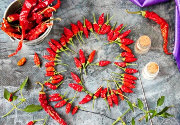 Сушка острого перца Сушка острого перца