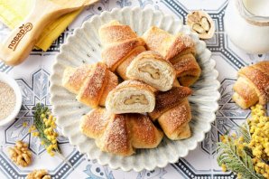 Рогалики с корицей и орехами Рогалики с корицей и орехами
