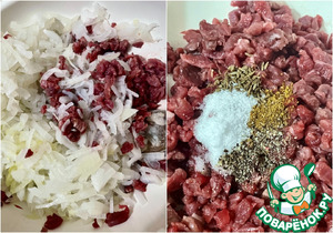 Самса слоеная и хрустящая. Мясо и картошка