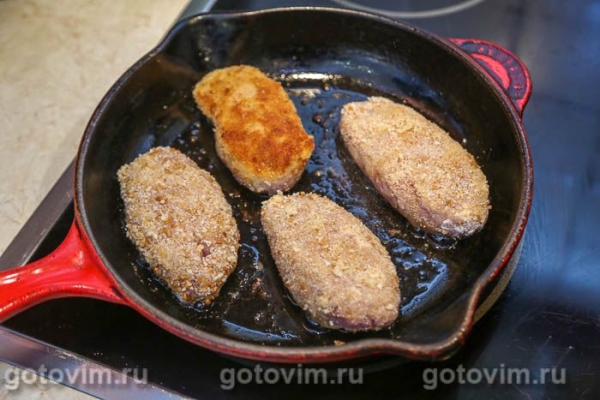 Зразы с начинкой из соуса бешамель с грибами Зразы с начинкой из соуса бешамель с грибами