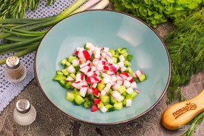 Окрошка с квасом Окрошка с квасом