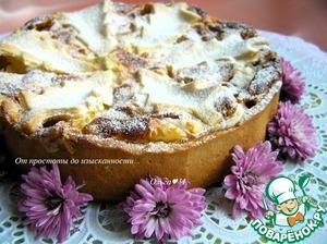 Праздничная кростата с зефиром Праздничная кростата с зефиром