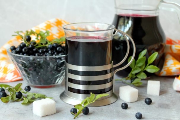 Морс из черники Морс из черники