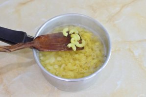 Макароны с грибами и яйцом Макароны с грибами и яйцом