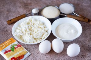 Манник из сметаны и творога Манник из сметаны и творога