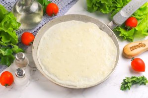Блинчики с сыром и беконом Блинчики с сыром и беконом