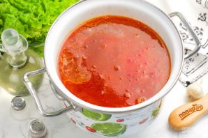 Очень вкусный борщ