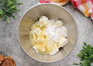 Торт с маскарпоне и малиной