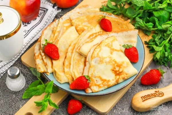 Вкуснейшие блины на молоке Вкуснейшие блины на молоке