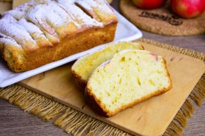 Ванильный кекс с яблоками Ванильный кекс с яблоками