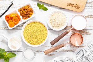 Пшенная запеканка на кокосовом молоке Пшенная запеканка на кокосовом молоке