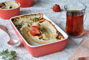 Рисовый пудинг с бананами Рисовый пудинг с бананами