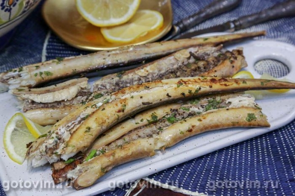 Рыба-игла в духовке