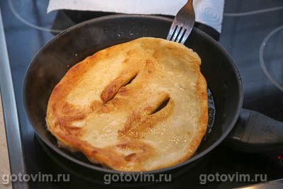 Казахские жареные лепешки на кефире и сметане (Шелпек)