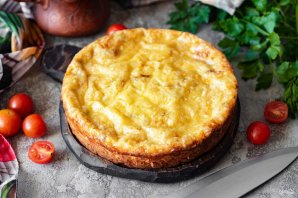 Несладкая запеканка из творога Несладкая запеканка из творога