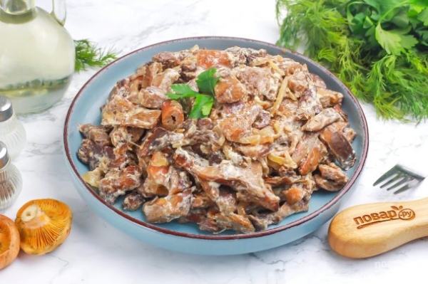 Рыжики в мультиварке
