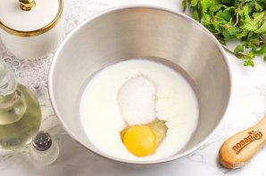 Пышные оладьи с творогом Пышные оладьи с творогом