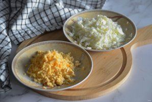 Салат "Мимоза" с крабовыми палочками Салат "Мимоза" с крабовыми палочками