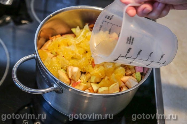 Варенья из сливы с яблоками и апельсином на агаре Варенья из сливы с яблоками и апельсином на агаре