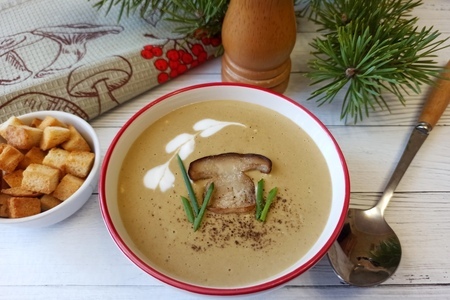 Суп-пюре из белых грибов Суп-пюре из белых грибов