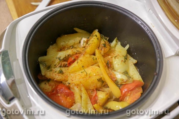 Оджахури - жаркое из свинины по-грузински (в мультиварке)
