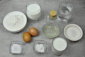 Заварные блинчики на йогурте Заварные блинчики на йогурте