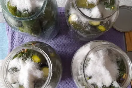 Маринованные огурцы с мятой Маринованные огурцы с мятой