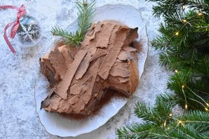 Торт "Рождественское полено" Торт "Рождественское полено"