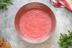 Клубника протертая с сахаром Клубника протертая с сахаром