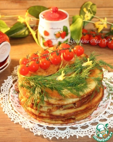 Пузырчатые лепешки с мясной начинкой Пузырчатые лепешки с мясной начинкой