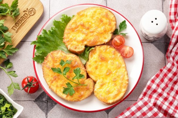 Бутерброды с сыром в аэрогриле