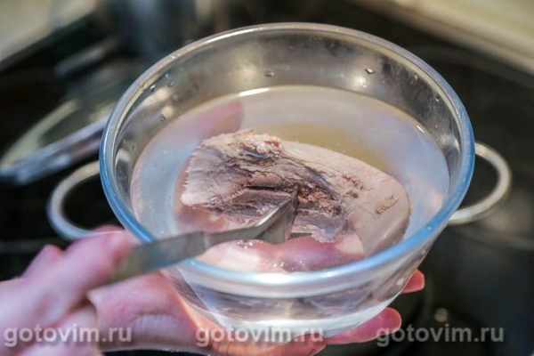 Бефстроганов из свиного языка Бефстроганов из свиного языка