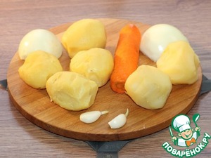 Блинные конвертики с индейкой и картофелем Блинные конвертики с индейкой и картофелем