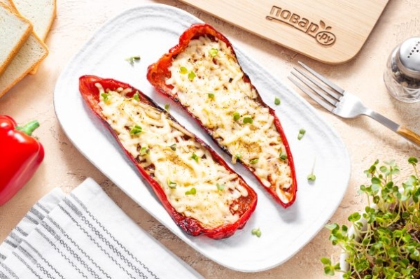 Жареный перец с сыром Жареный перец с сыром