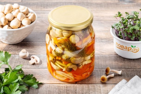 Грибной суп в банках на зиму