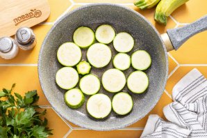 Жареные кабачки с чесноком на зиму