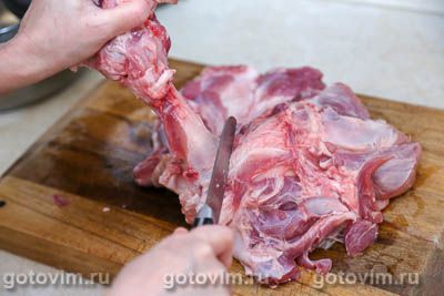 Рулет из рульки вареный в пленке (или пакете для запекания) Рулет из рульки вареный в пленке (или пакете для запекания)