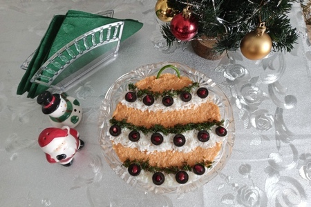 Салат "новогодний шар"