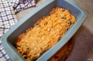 Морковный кекс с орехами Морковный кекс с орехами