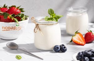 Йогурт из соевого молока в йогуртнице Йогурт из соевого молока в йогуртнице